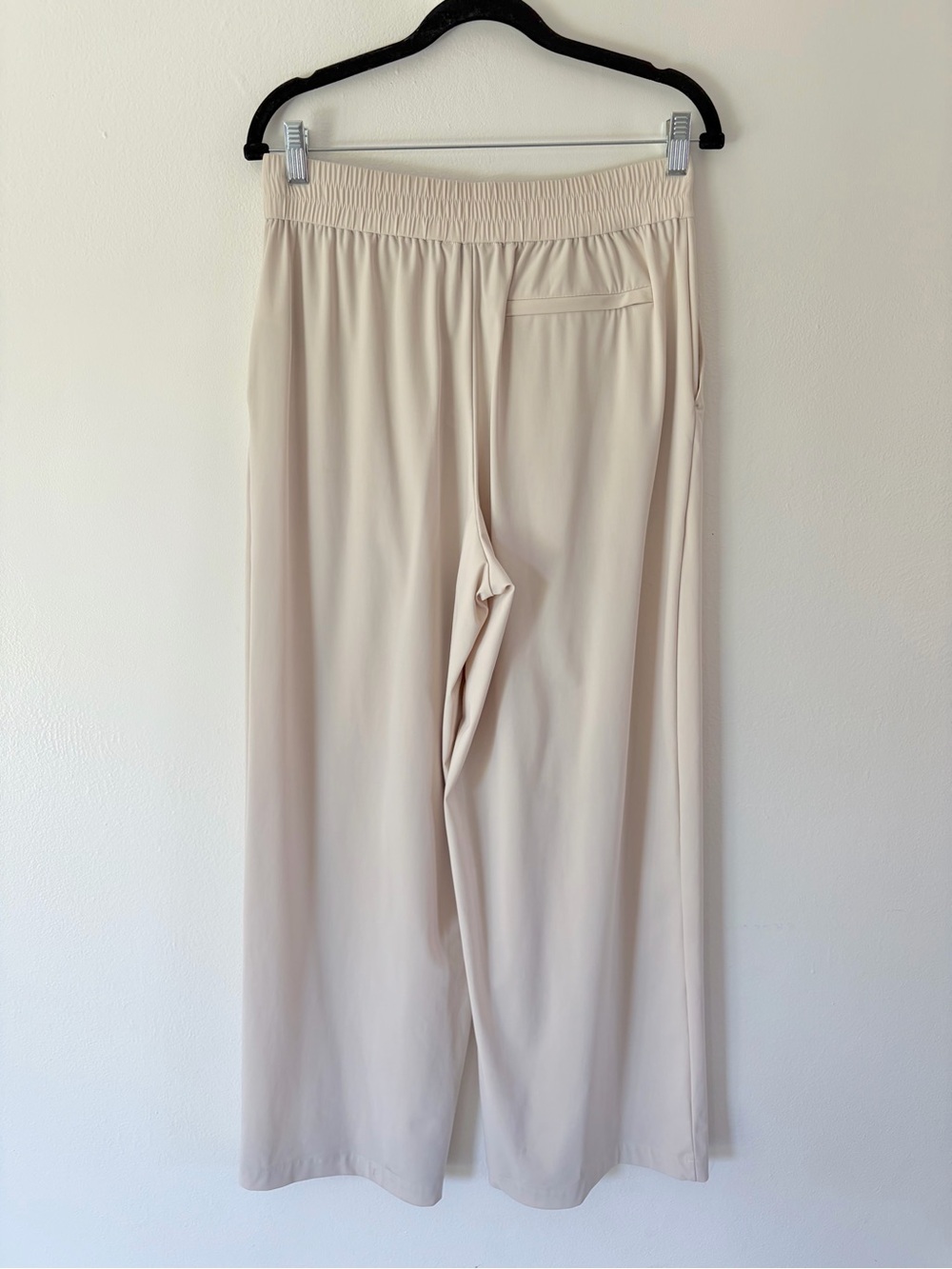 Athleta Pinnacle High Rise Wide Leg Pleated Trouser Pant In Bone Size 6 - Picture 8 of 13